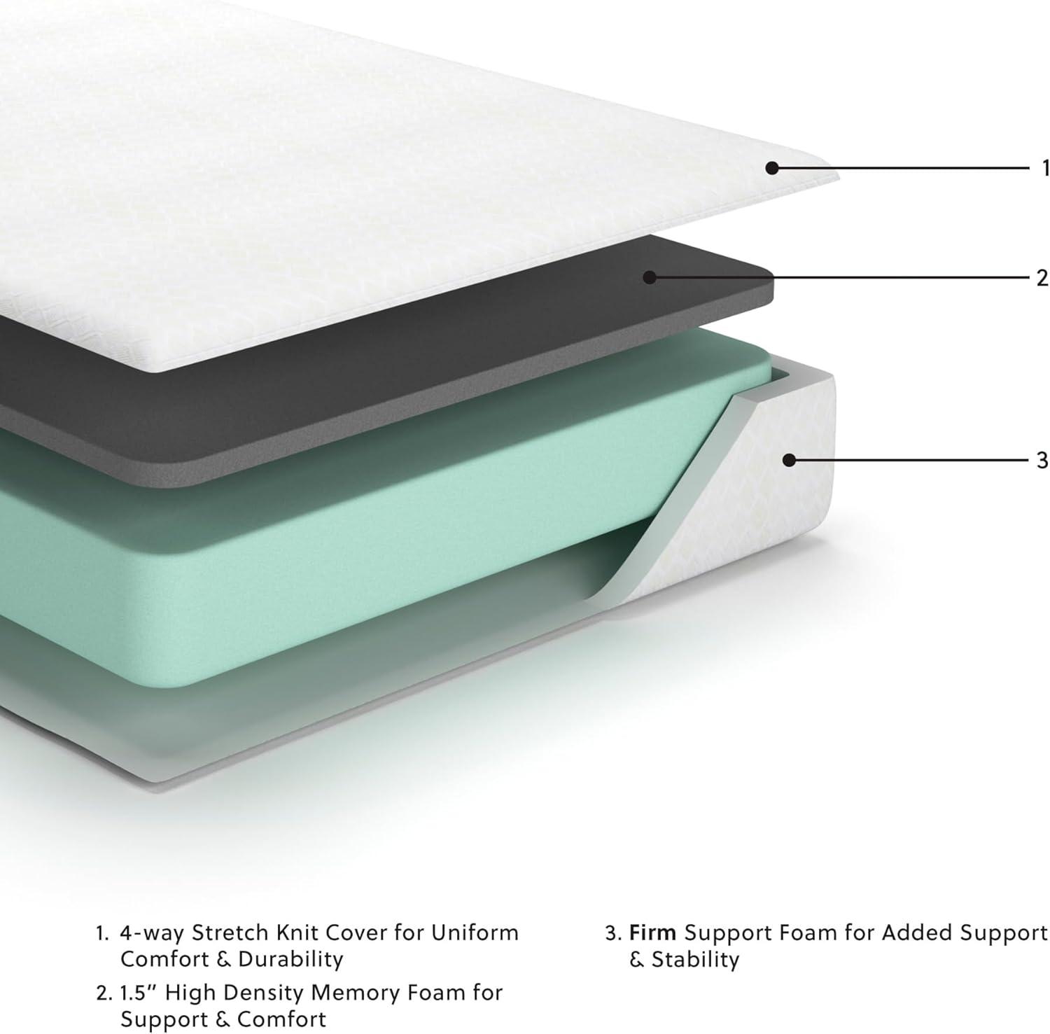 Chime 10" Firm Memory Foam Mattress