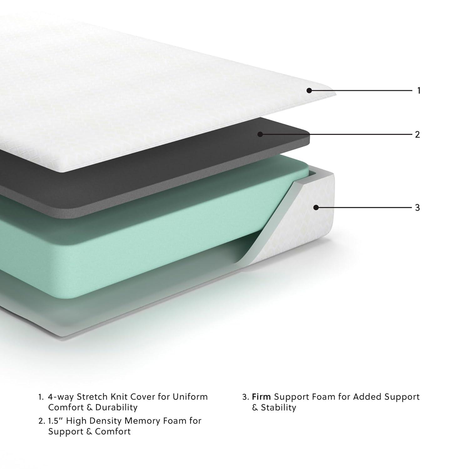 Chime 10" Firm Memory Foam Mattress
