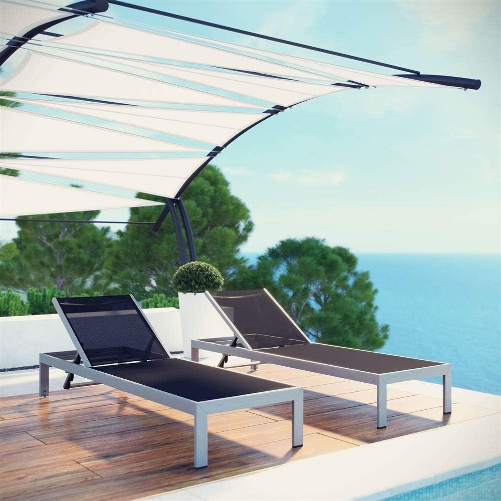 Modway Shore Aluminum Outdoor Chaise