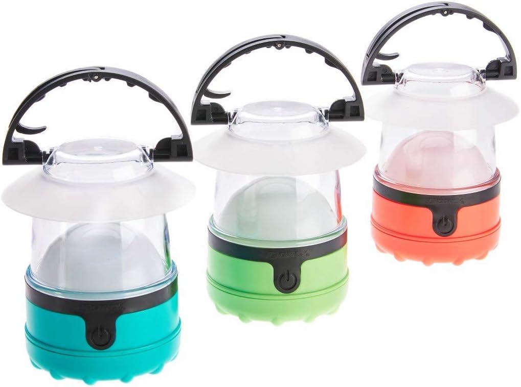 Dorcy Assorted Colors Mini LED Lanterns with Batteries, 3 Pack