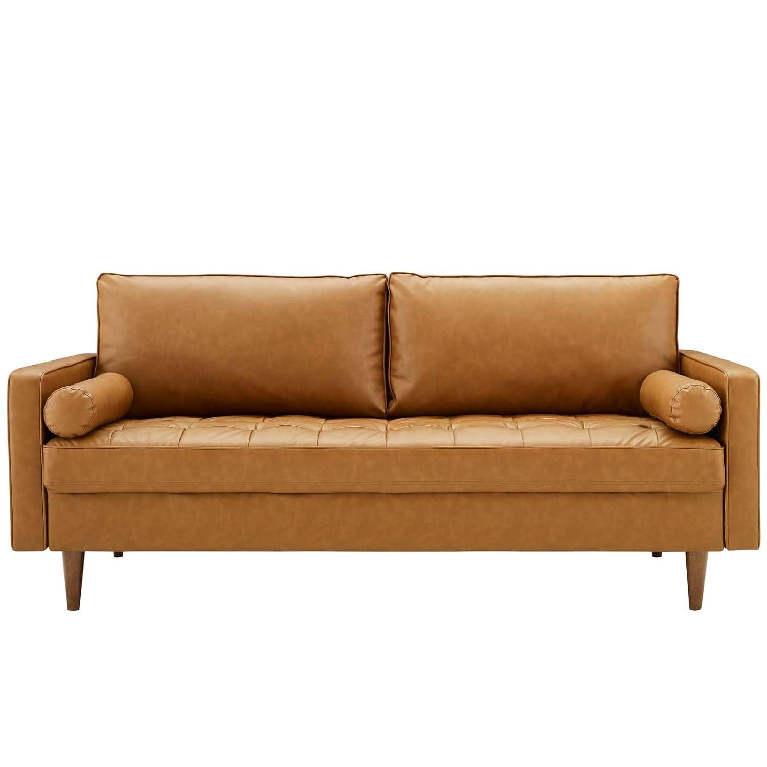 Modway Valour Upholstered Faux Leather Sofa by Modway