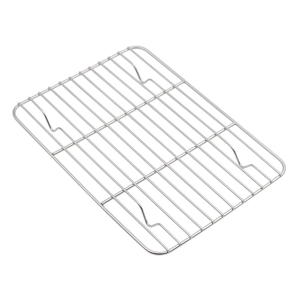 Mlfire Baking Sheets and Racks Set Stainless Steel Baking Sheet Chef Baking Sheet with Wire Rack Set for Oven and Dishwasher Non Toxic Heavy Duty Easy Clean Cooling Rack Set