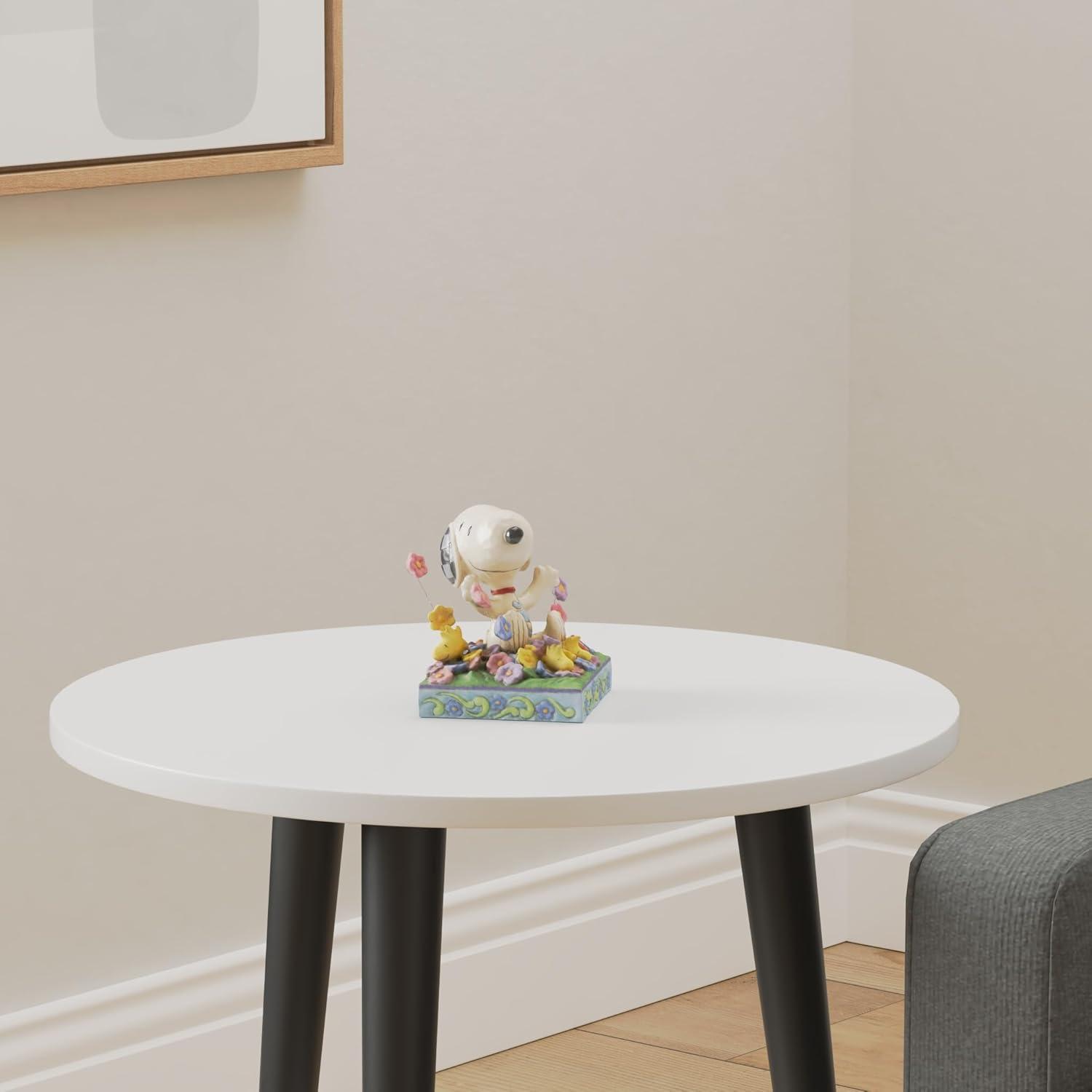 enesco Peanuts by Jim Shore Snoopy In Flowers Figurine 4.8in H