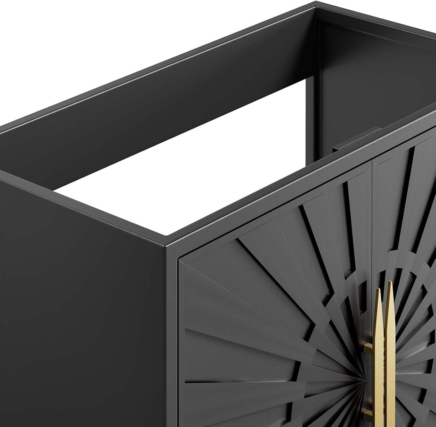 Modway Modway 35" Single Bathroom Vanity Base Only in Black