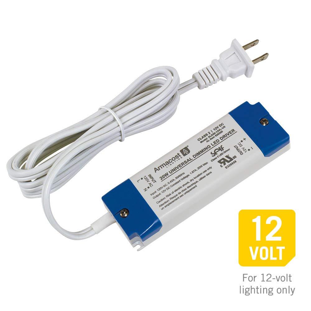 Universal Dimmable LED Driver 12V DC, 20W Electronic Transformer