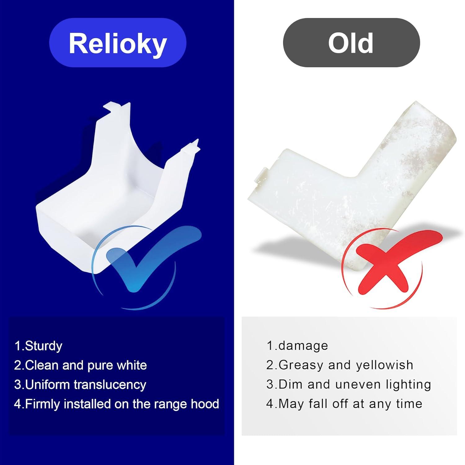 WeiLaiKeQi 99110437 Range Hood Light Lens Cover Lightweight Easy to Install Replacement