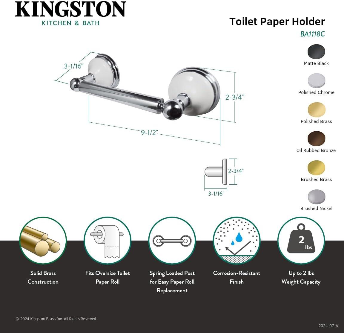 Kingston Brass Victorian Toilet Paper Holder