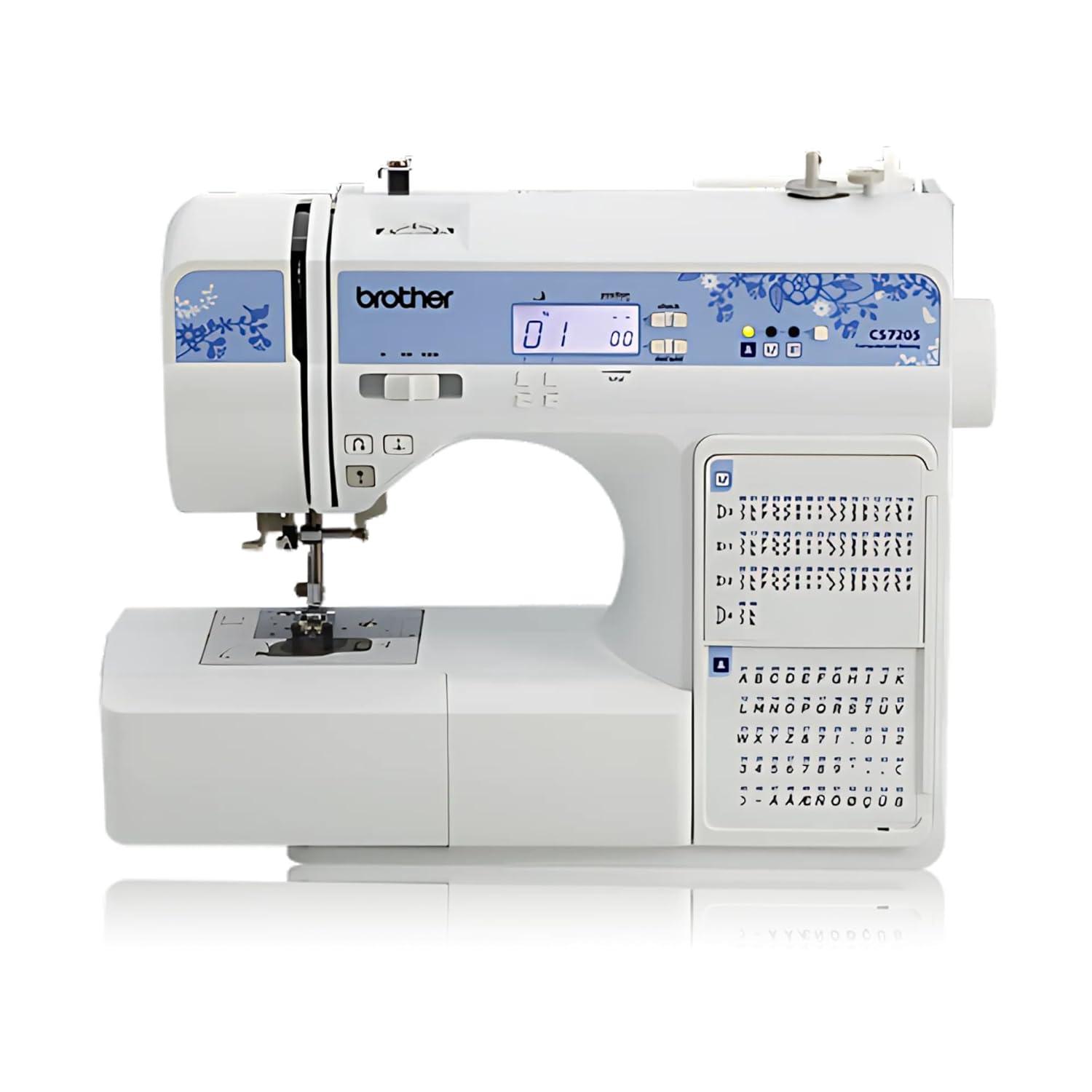 Brother CS7205 150-Stitch Computerized Sewing Machine with Wide Table, Water-Soluble Stabilizer Included