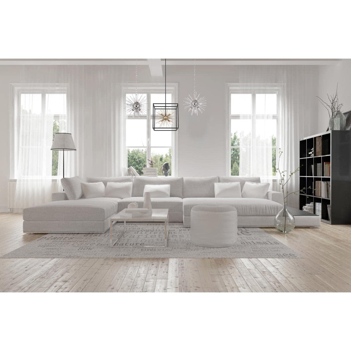 Nuvo 60/6730 Spirefly 6 Light Pendant Fixture,Matte Black