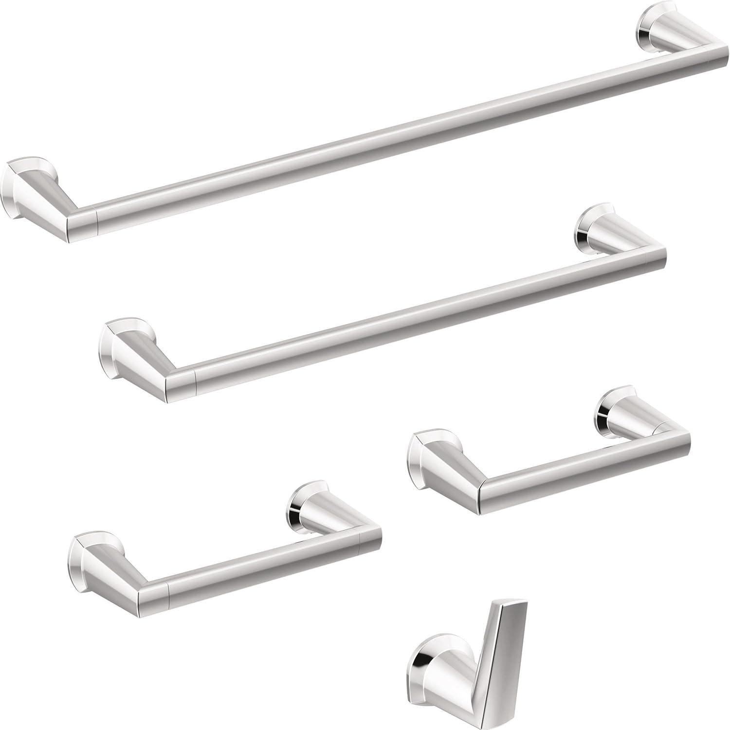 Galeon 24" Polished Chrome Wall Mount Towel Bar