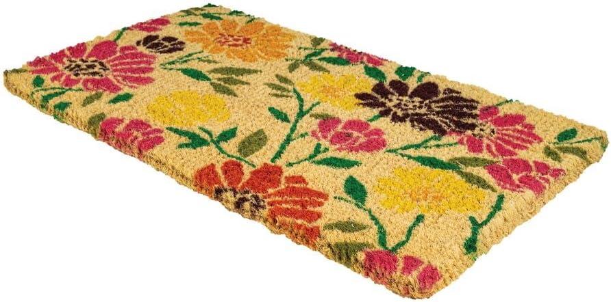 No Trax Spring Daisies Coir Door Mat