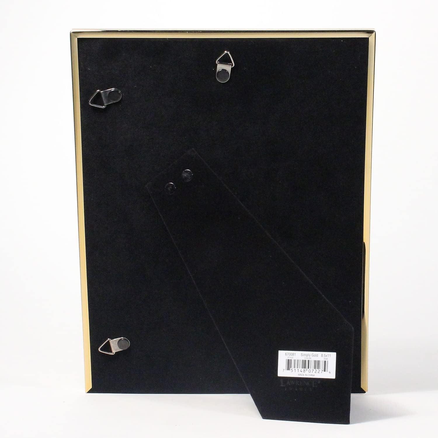 8.5x11 Simply Gold Metal Picture Frame