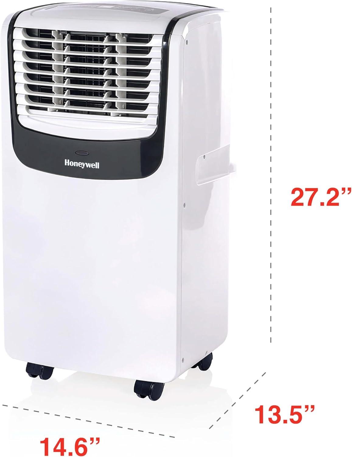 Honeywell 6,100 BTU (9,100 BTU ASHRAE) Portable Air Conditioner 400 sq. ft. 115-Volt , MO08CESWK6