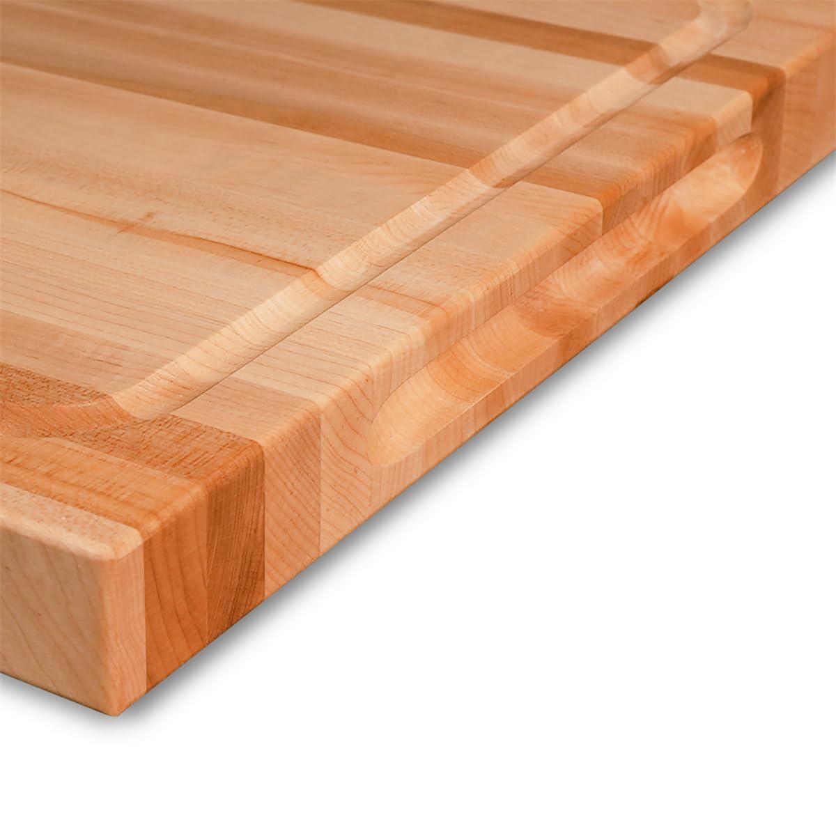 CONSDAN CONSDAN Cutting Board, Hard Maple with Invisible Inner Handle, Edge Grain,