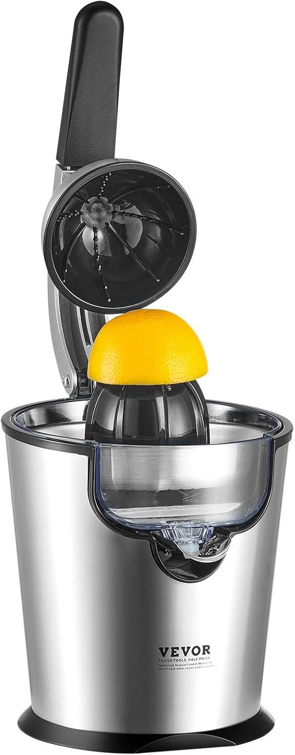 Stainless Steel Electric Citrus Juicer with Soft Grip Handle