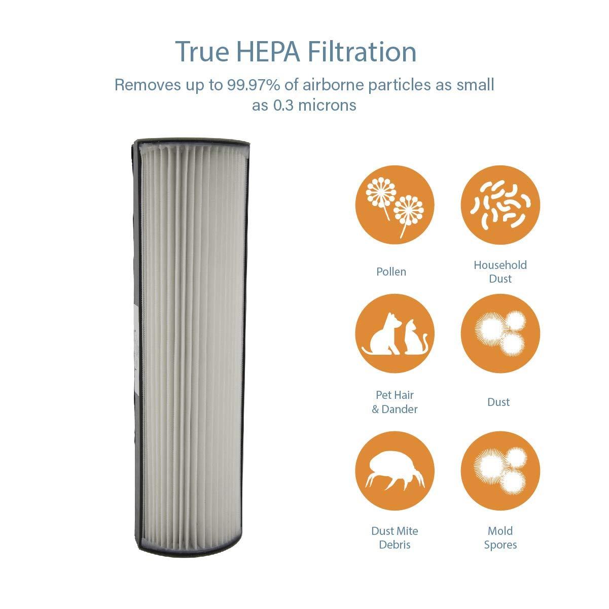 Filter-Monster – Replacement HEPA Filters, 2 Pack – Compatible with Therapure TPP440F Filter for Therapure Air Purifier TPP440, TPP540, and TPP640 Air Purifiers
