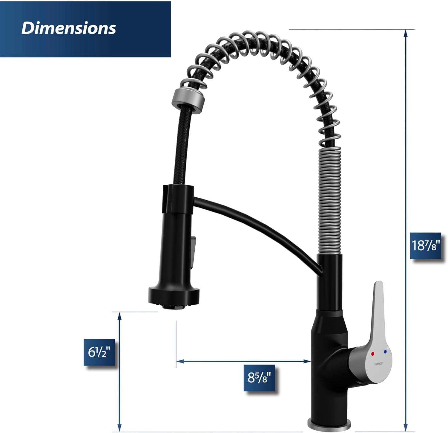 Karran Scottsdale Single-Handle Pull-Down Sprayer Kitchen Faucet