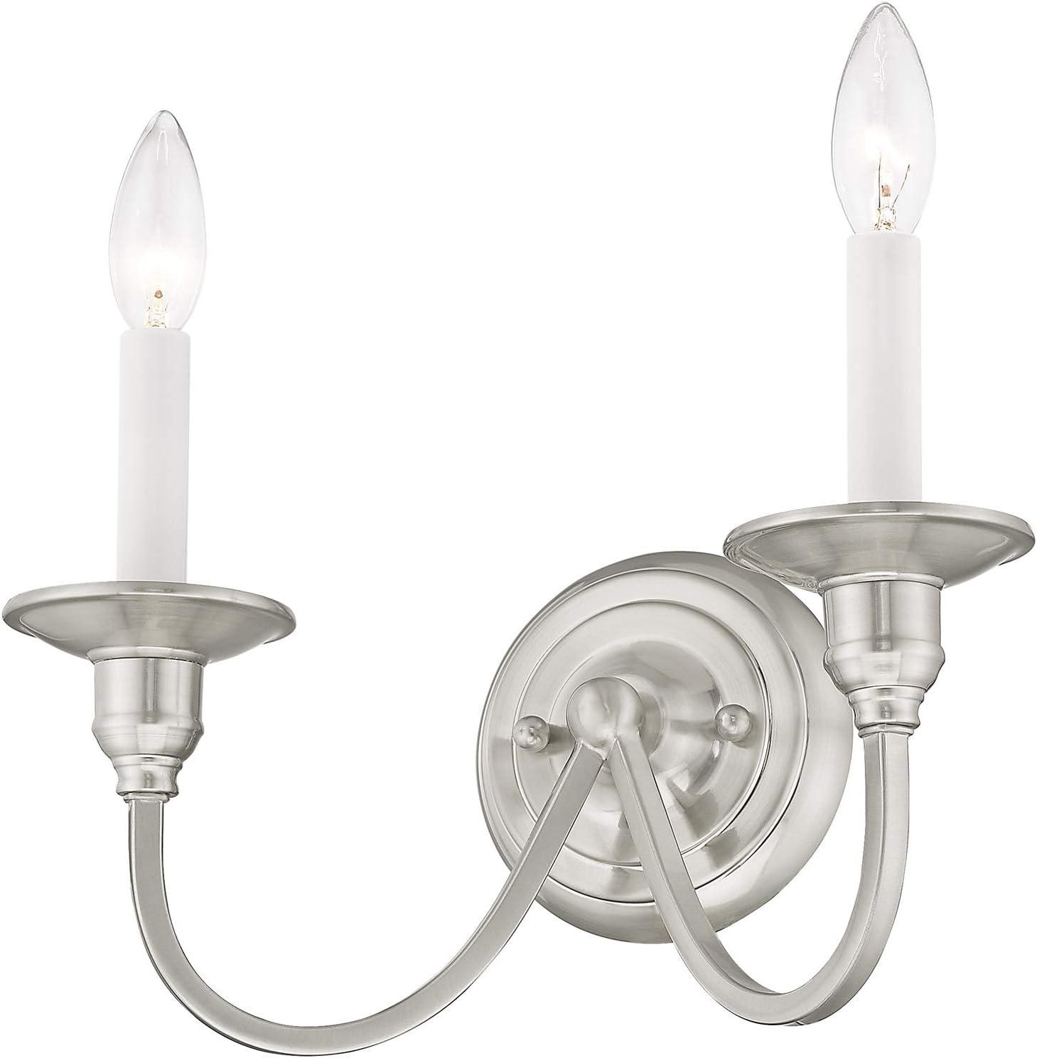 Livex Lighting Cranford 2 - Light Wall Light in  Polished Nickel