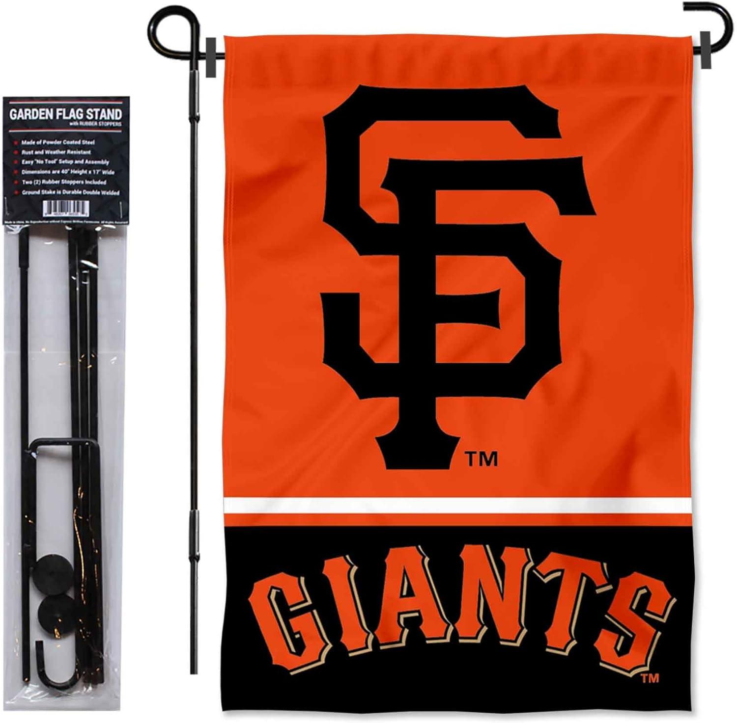 San Francisco Giants Patriotic Polyester Garden Flag
