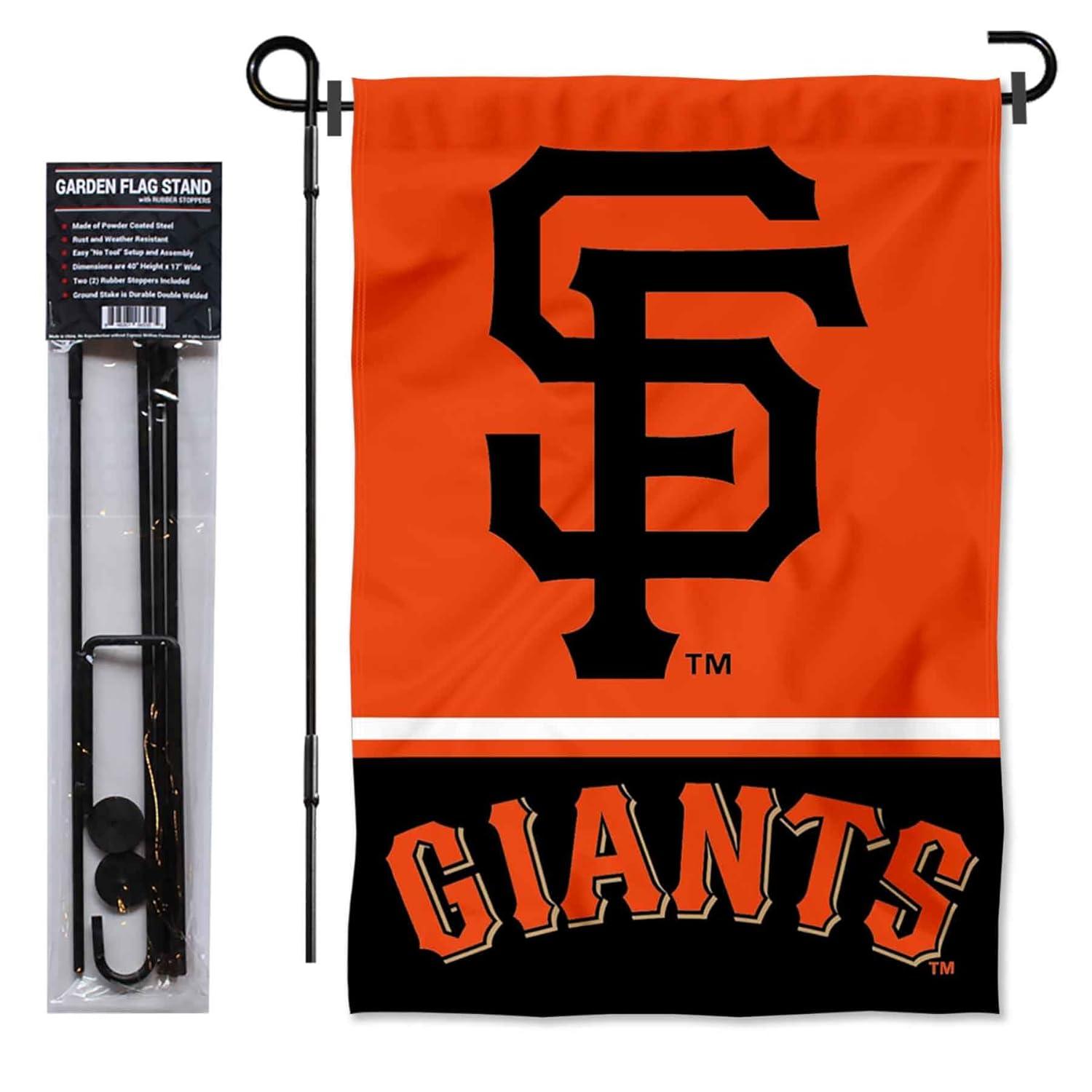 San Francisco Giants Patriotic Polyester Garden Flag