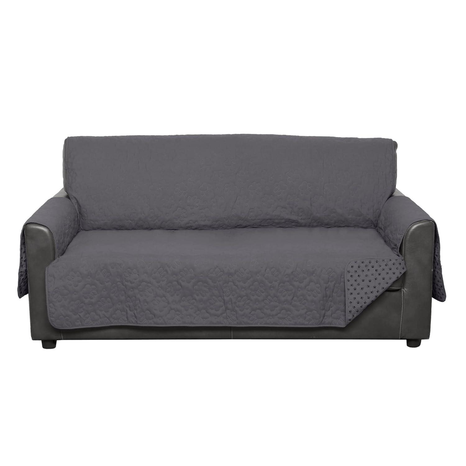 FurHaven Reversible Water-Resistant Small Sofa Loveseat Cover Furniture Protector
