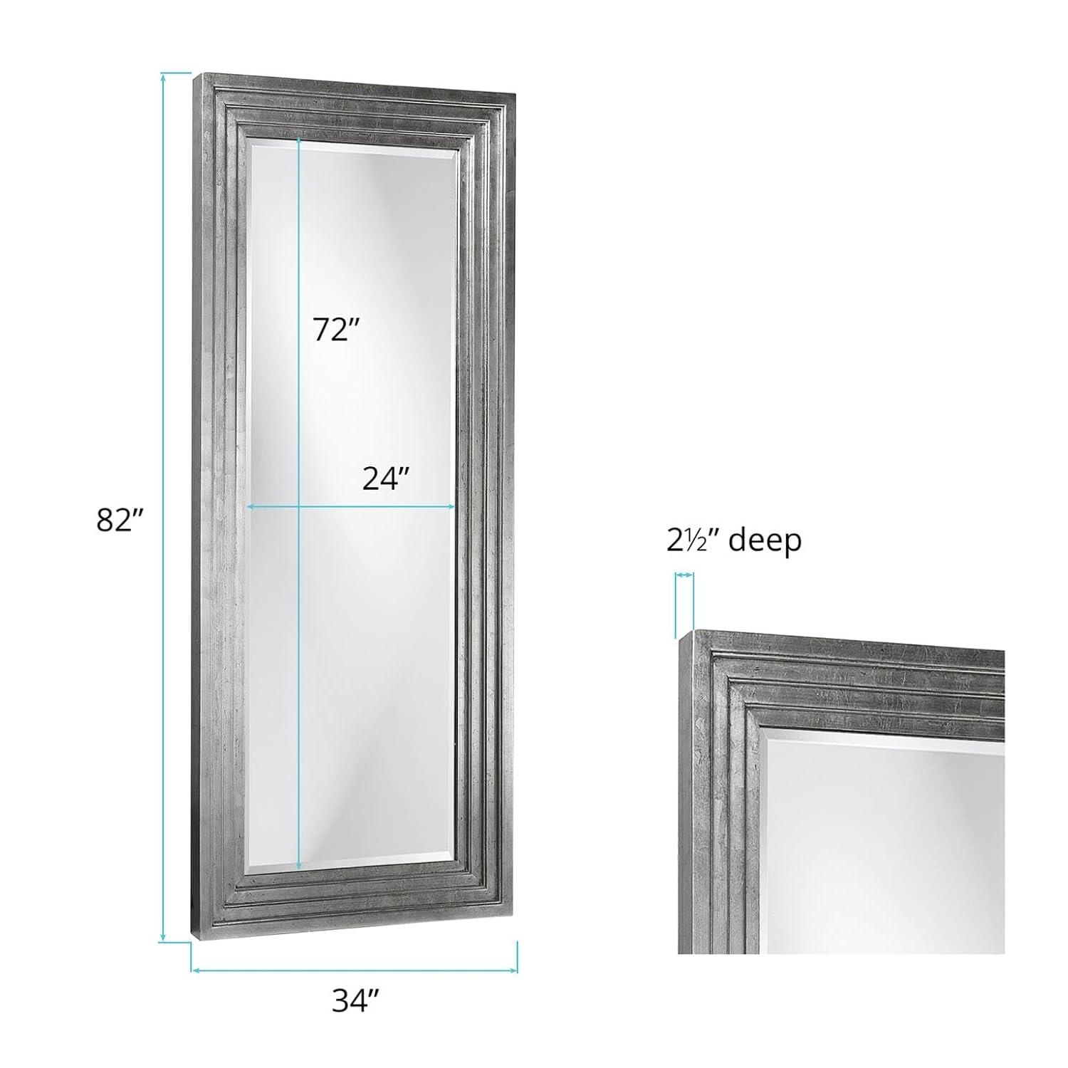 Trule Amy Wood Flat Wall Mirror