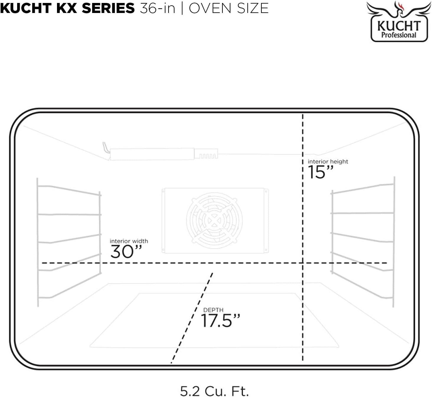 36 in. 5.2 cu. ft. Dual Fuel Range for Natural Gas in Titanium Stainless Steel.
