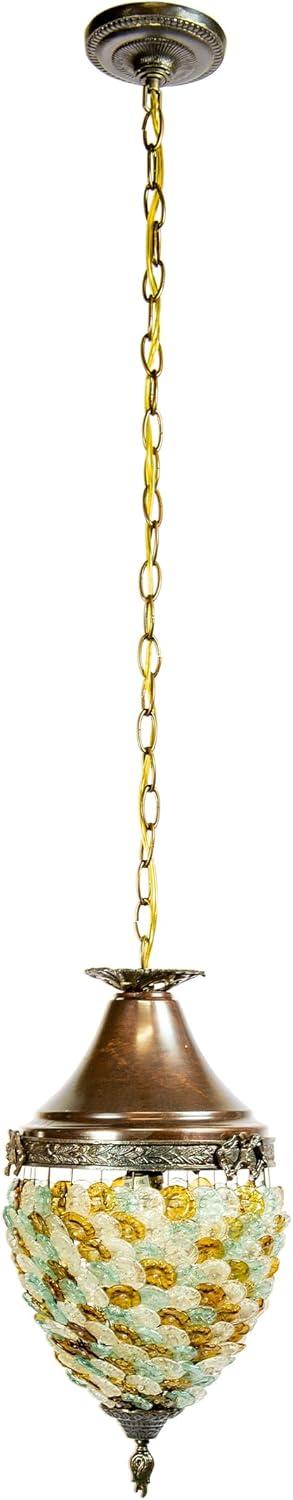 Dale Tiffany Glass Flower Hanging Fixture