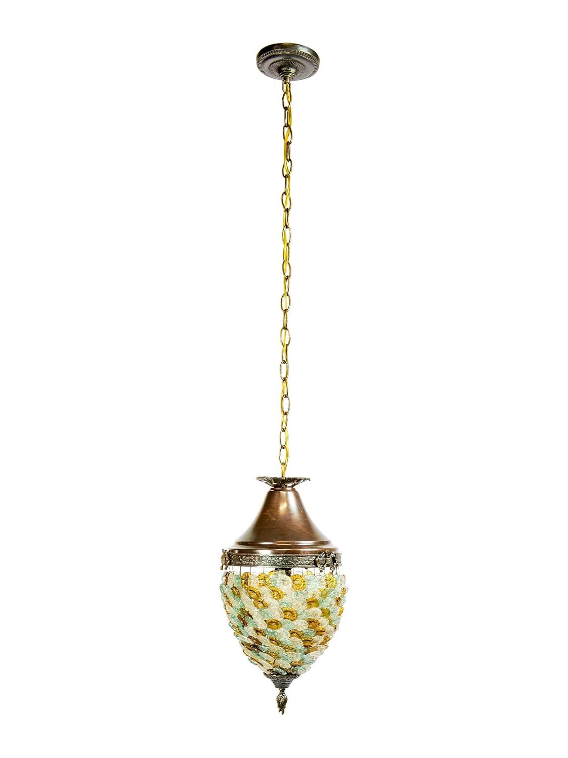 Dale Tiffany Glass Flower Hanging Fixture