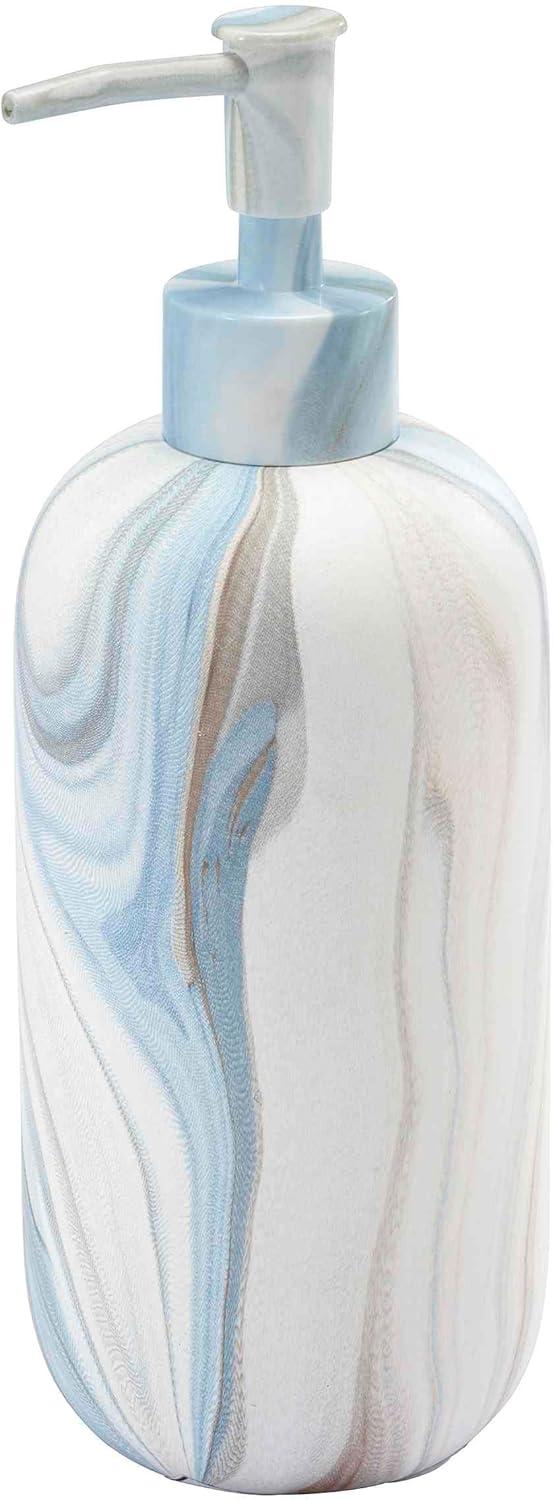 Avanti Linens Waves Blue Lotion Dispenser