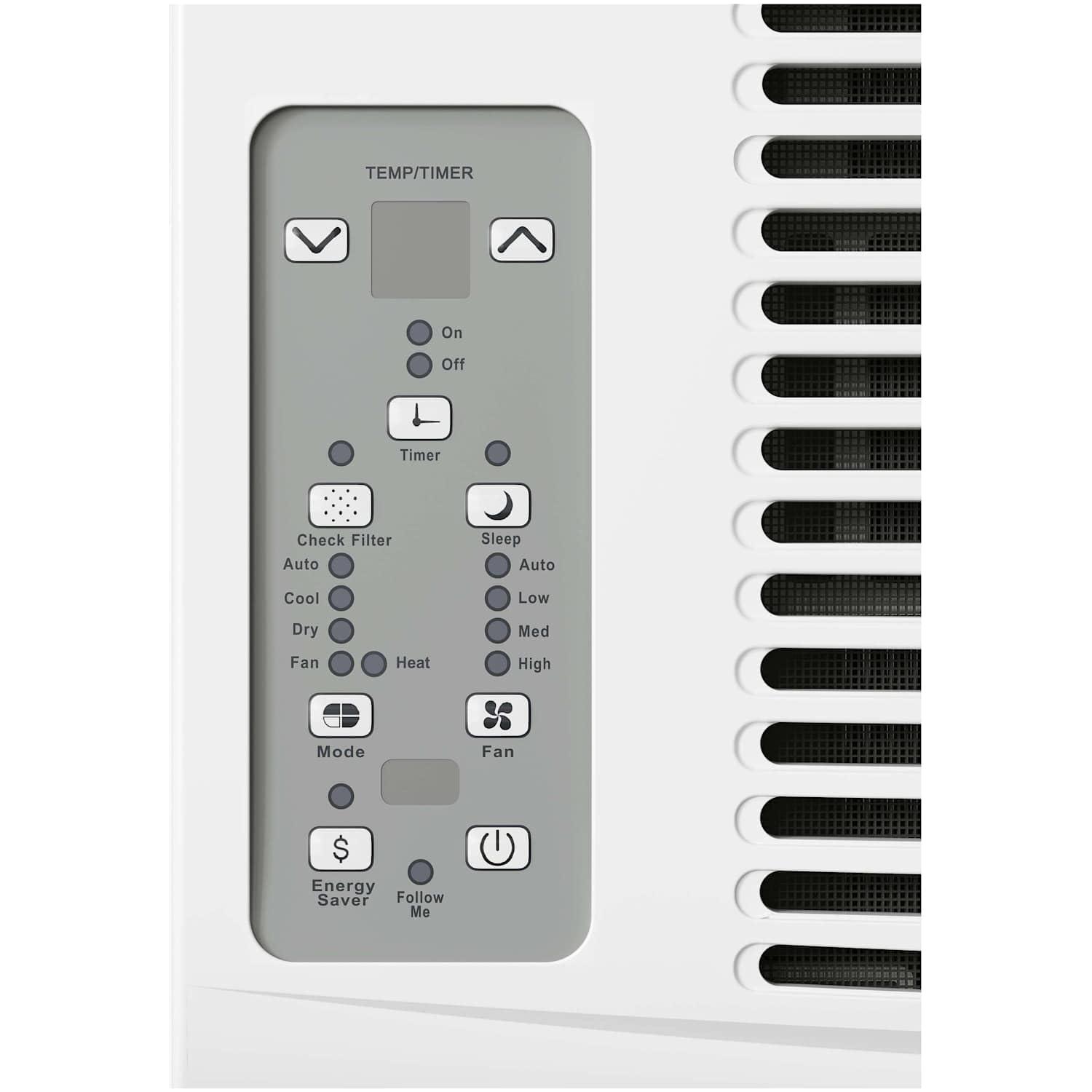 Durastar Durastar 12,000 BTU 230V Window Air Conditioner with 11000 BTU Supplemental Heating and Remote Control