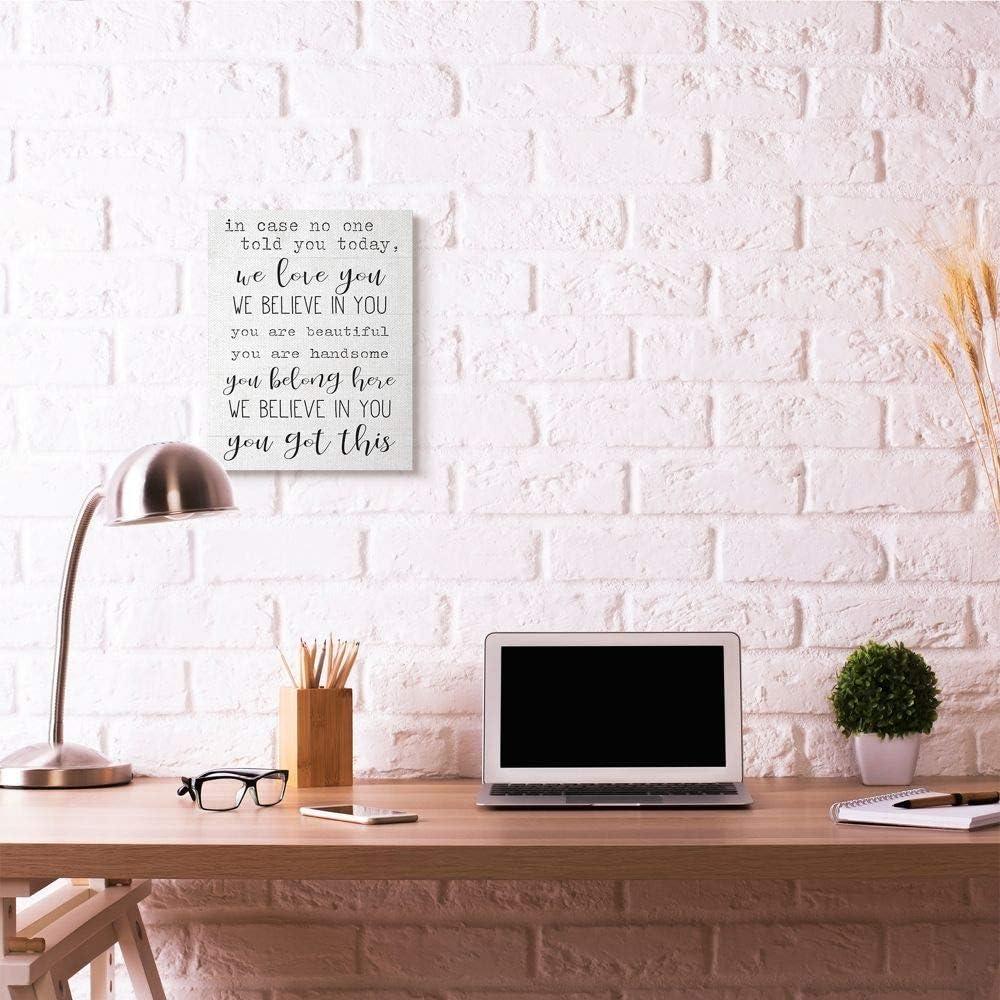 You Got This Inspirational Family Home Word Design Stretched Canvas Wall Art by Daphne Polselli