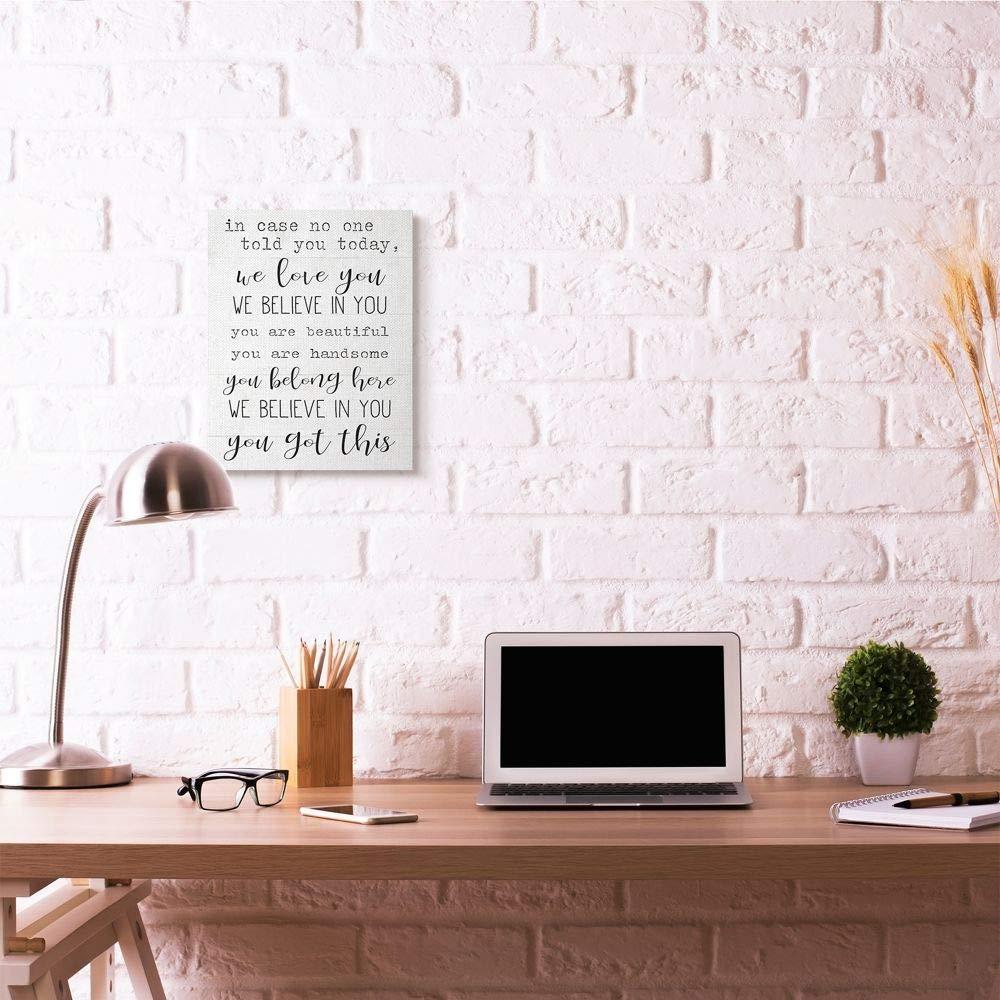 You Got This Inspirational Family Home Word Design Stretched Canvas Wall Art by Daphne Polselli