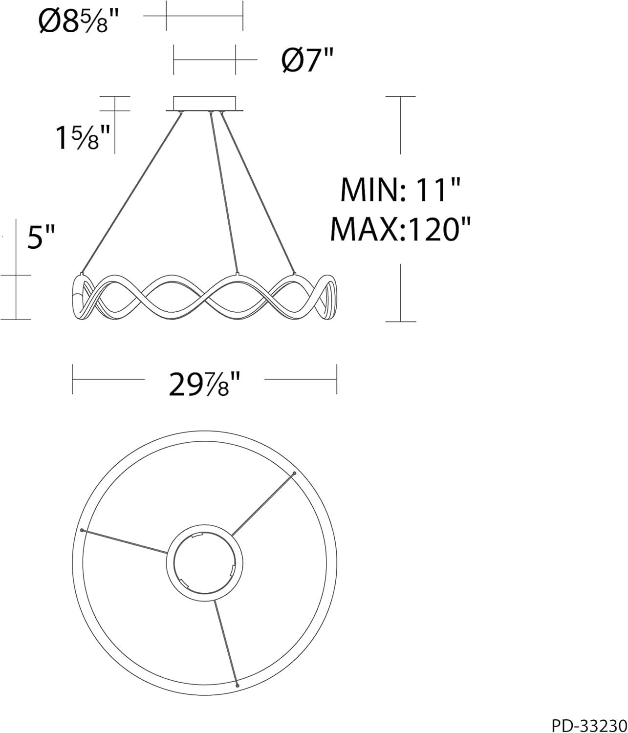 Morae 1 - Light LED Unique/Statement Pendant