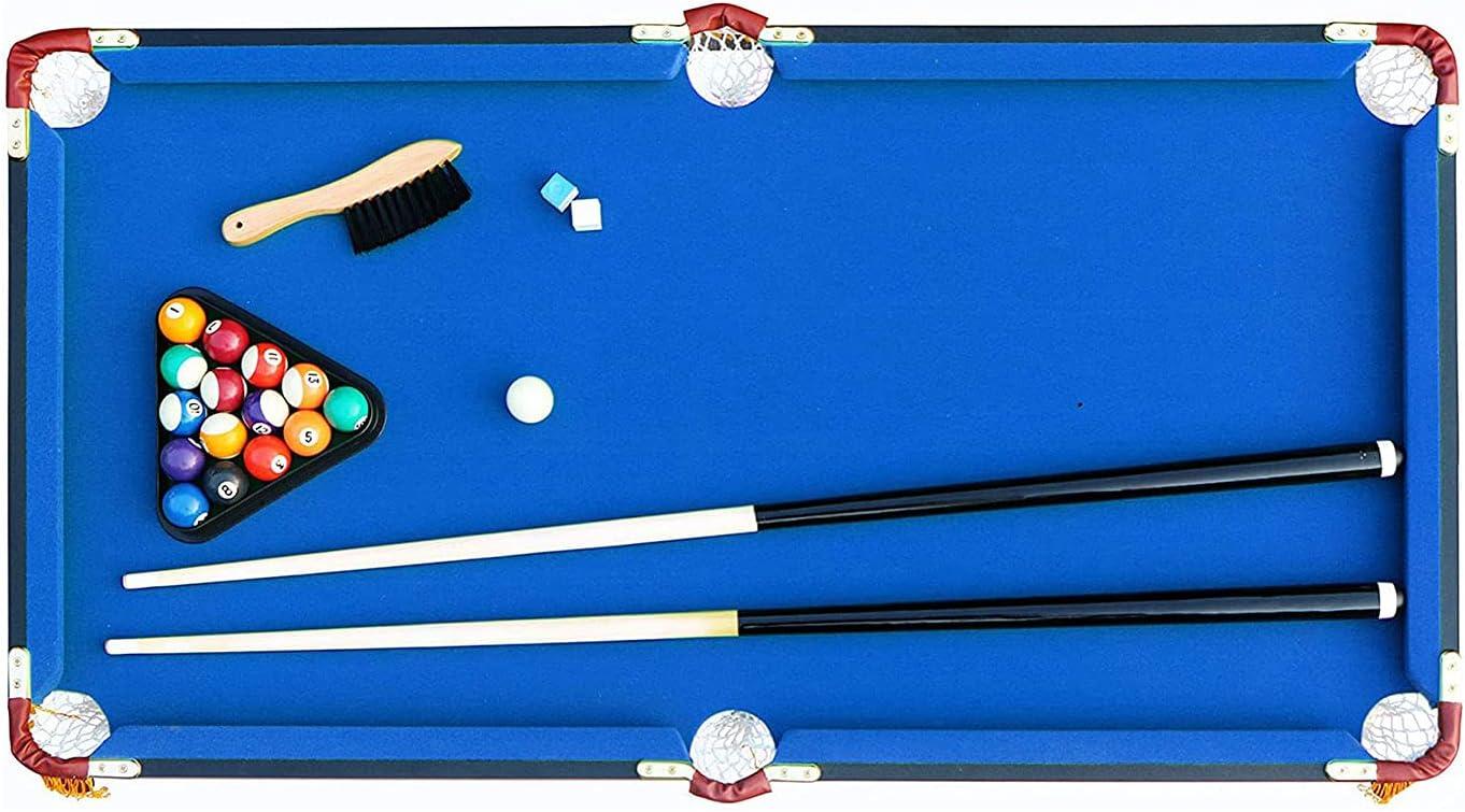 RACK Leo 4 Foot Folding Classic Billiard Pool Table Multi Player Game Set, Green