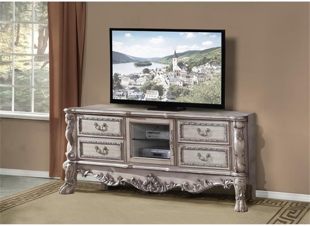 ACM-91473 - ACME Dresden TV Console, Vintage Bone White