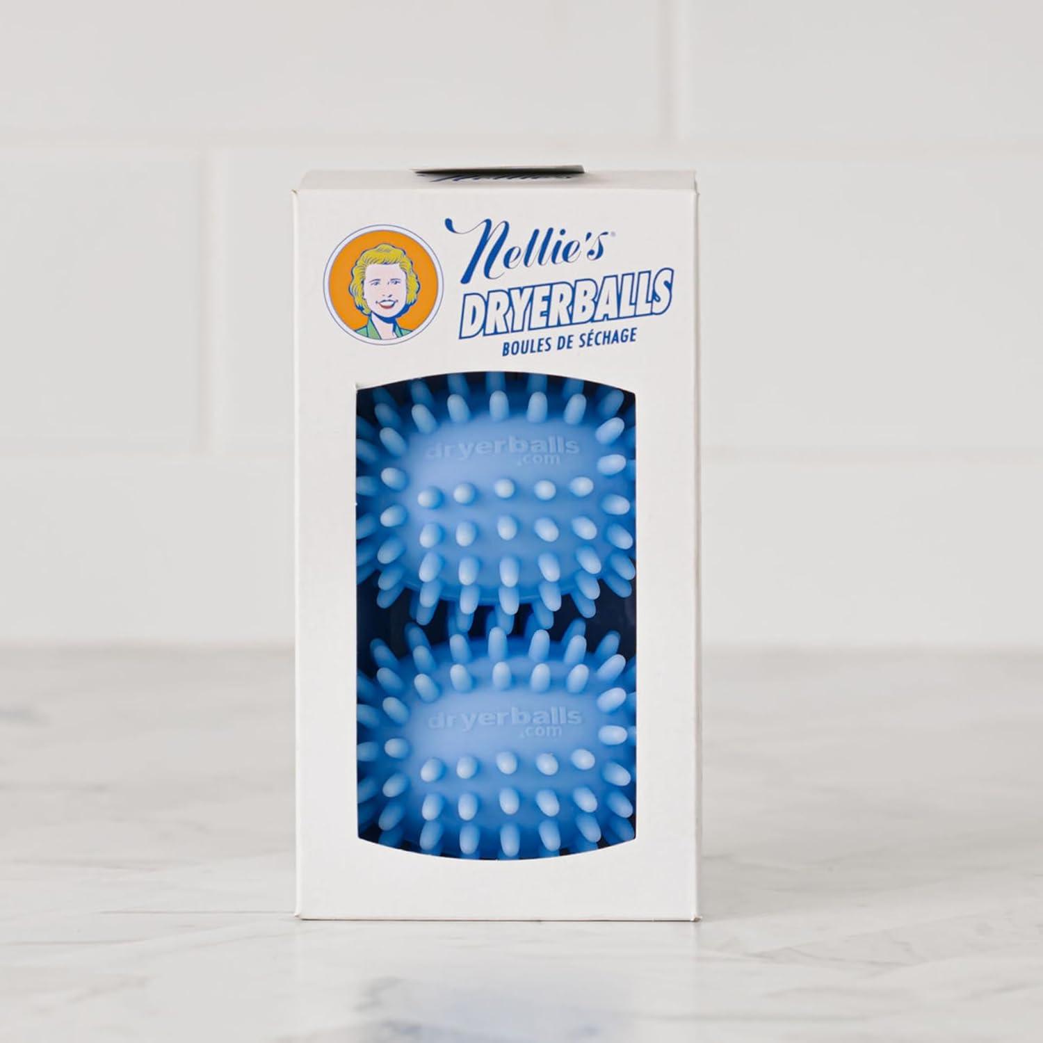 Nellie's Blue Sustainable Laundry Dryer Balls 2 Pack