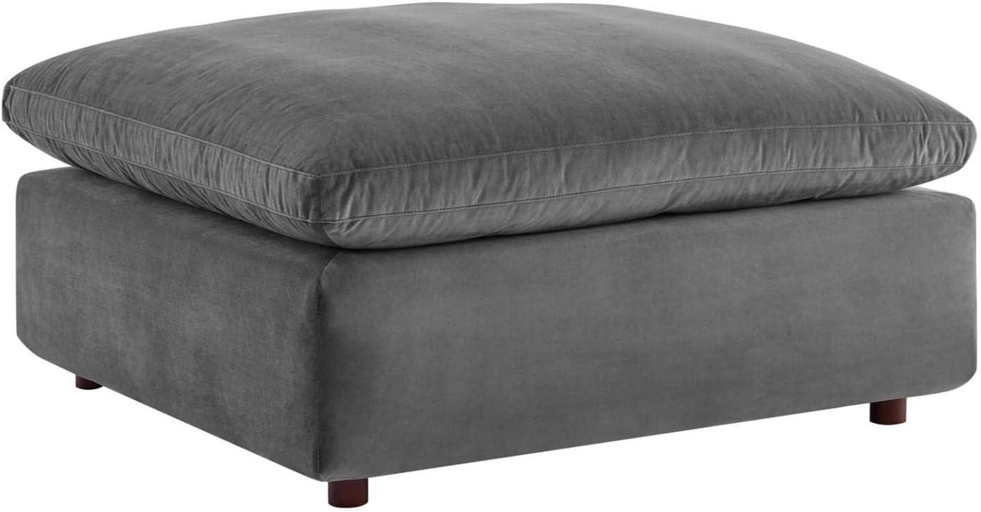 Modway Commix Down Filled Overstuffed Performance Velvet Ottoman