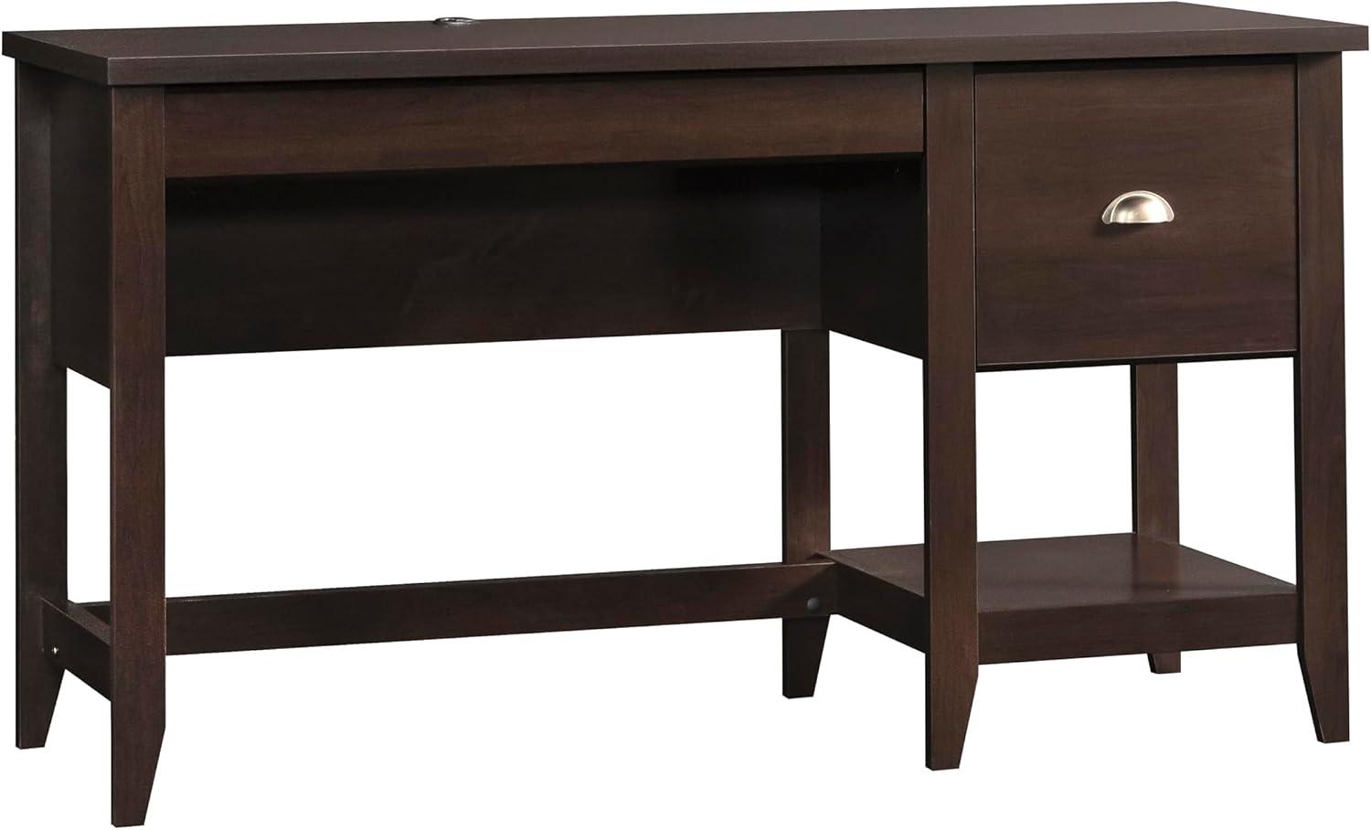 Sauder Summit Station Desk Cinnamon Cherry
