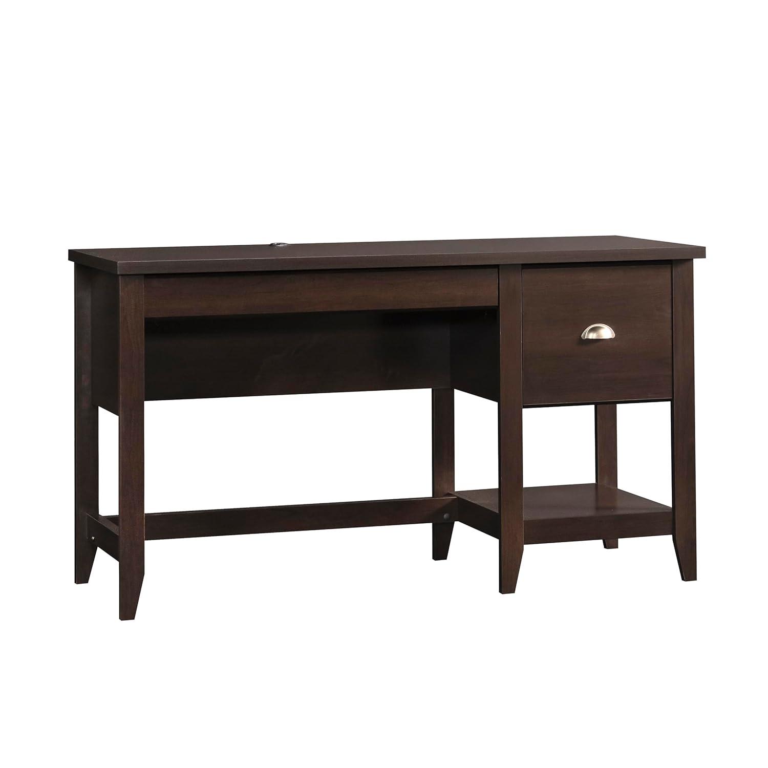Sauder Summit Station Desk Cinnamon Cherry