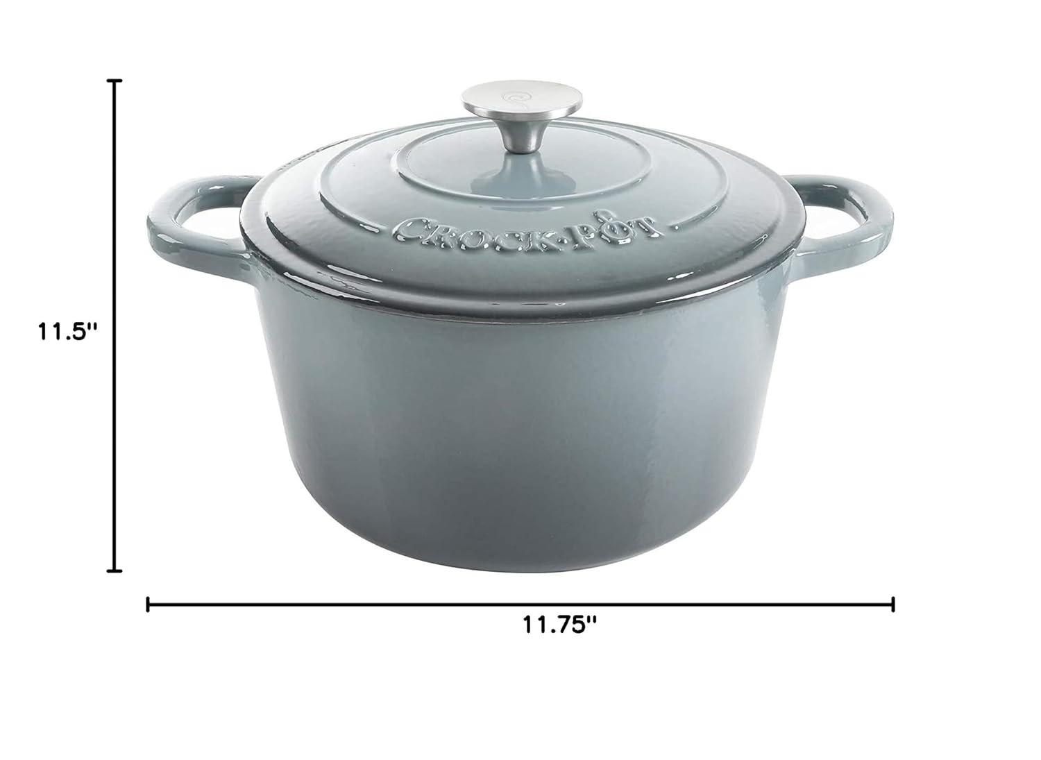 Crock-pot Artisan Cast Iron Round Dutch Oven