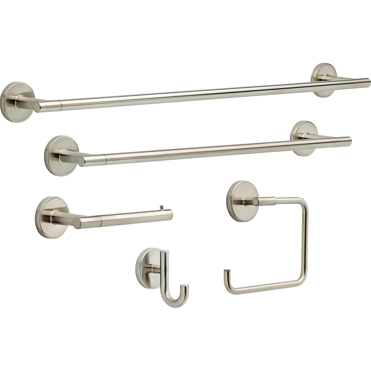 Trinsic Wall Mount Square Open Towel Ring Bath Hardware Accessory