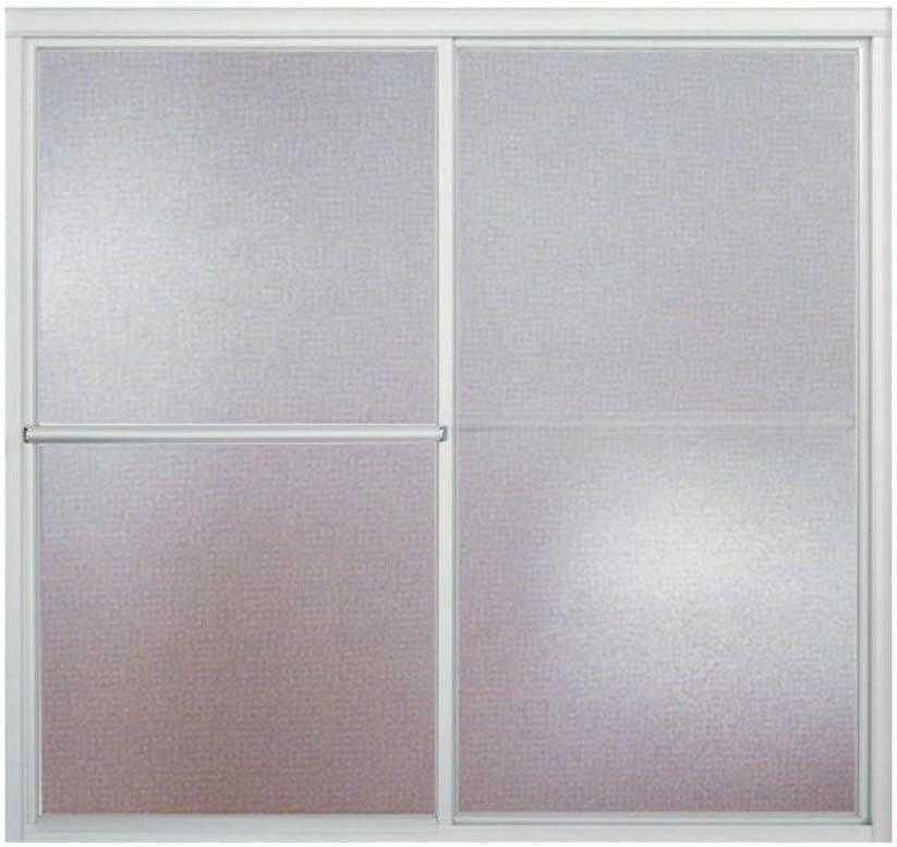 Deluxe 59.38" x 56.25" Bypass Bath Door Left to Right Open