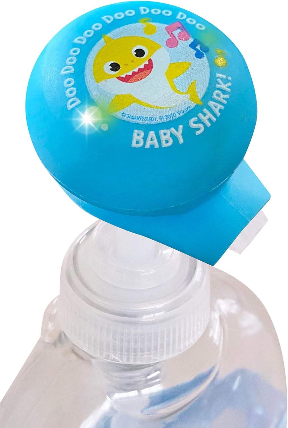 Baby Shark Blue Musical Soap Pump Topper with Timer, 2 Pack