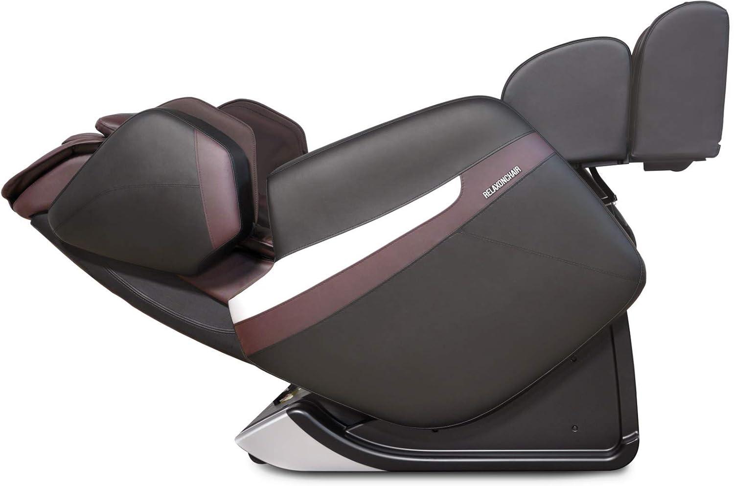 RELAXONCHAIR [MK-CLASSIC] Full Body Zero Gravity Shiatsu Massage Chair with Built-In Heat and Air Massage System, Brown