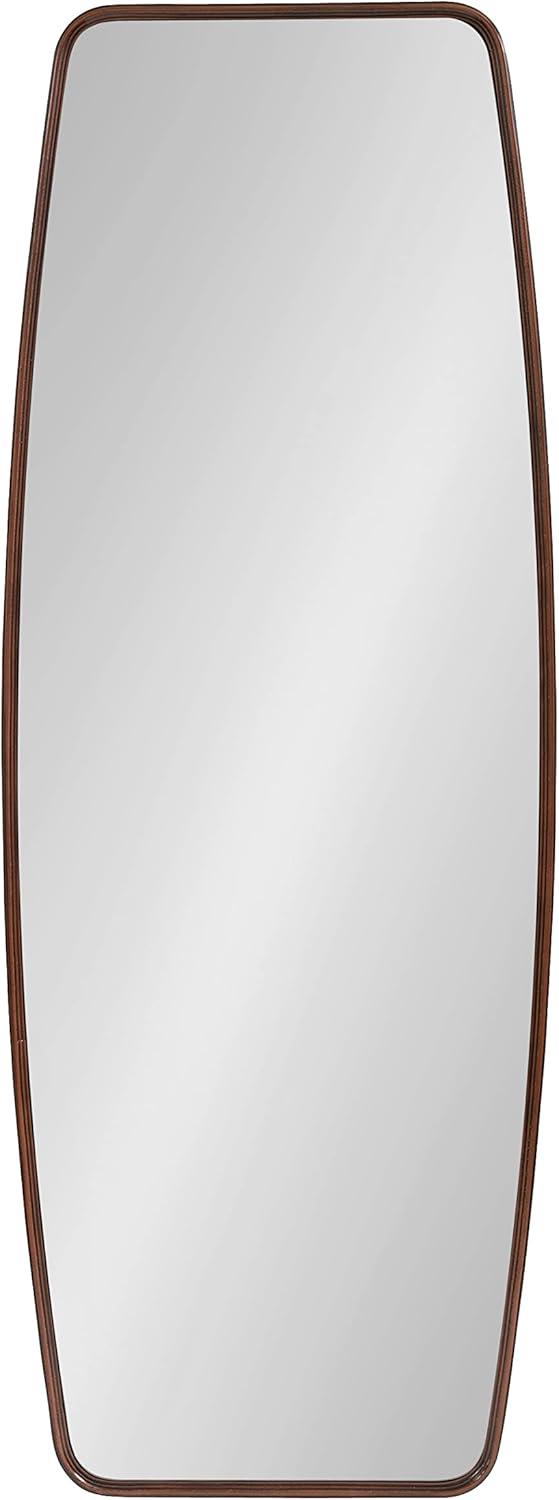 Kate and Laurel Caskill Rectangle MDF Full Length Mirror, 18x48, Bronze