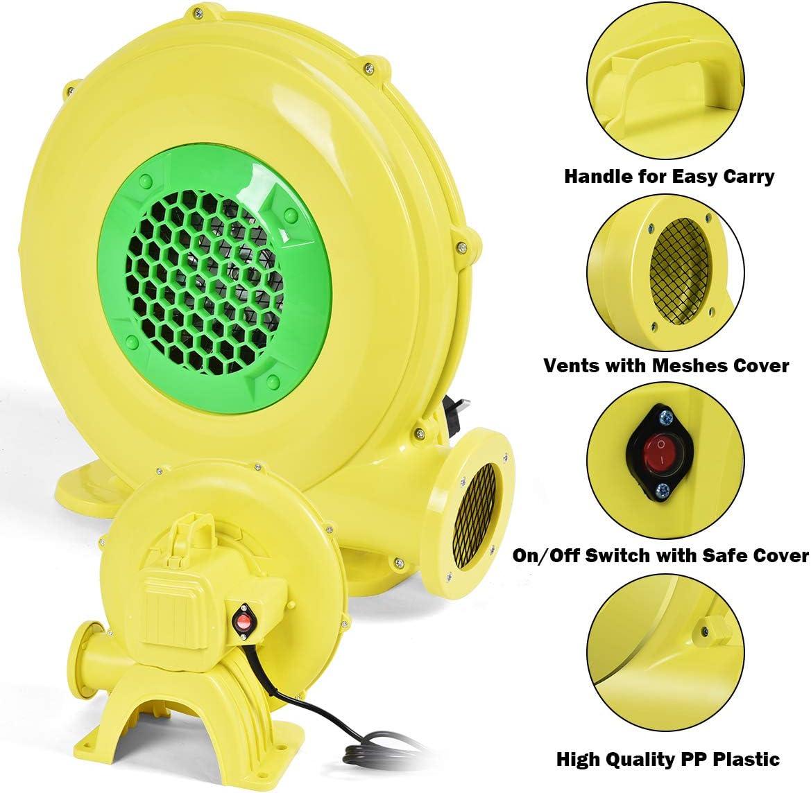 Yellow and Green Lightweight Corded Electric Handheld Air Blower