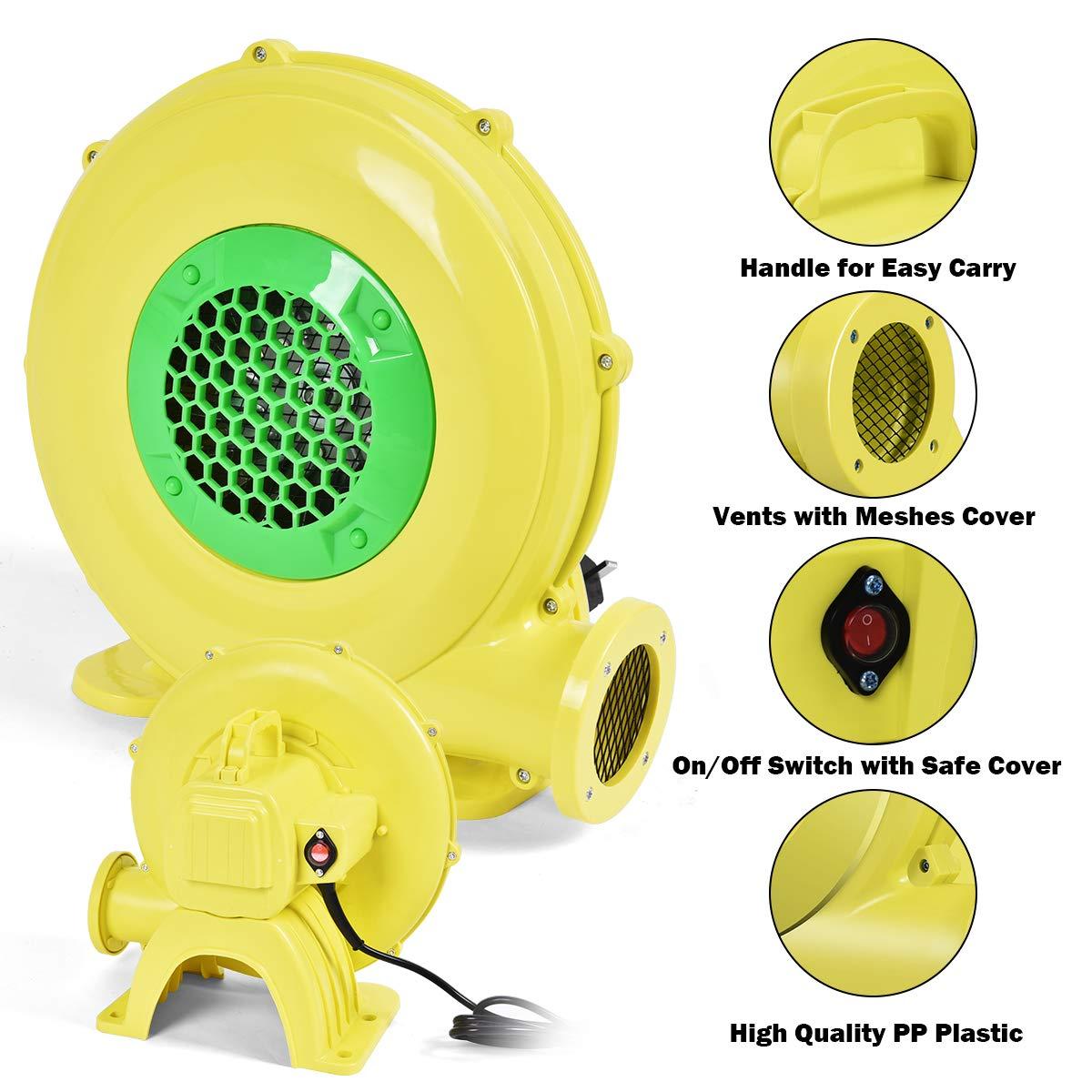 Yellow and Green Lightweight Corded Electric Handheld Air Blower