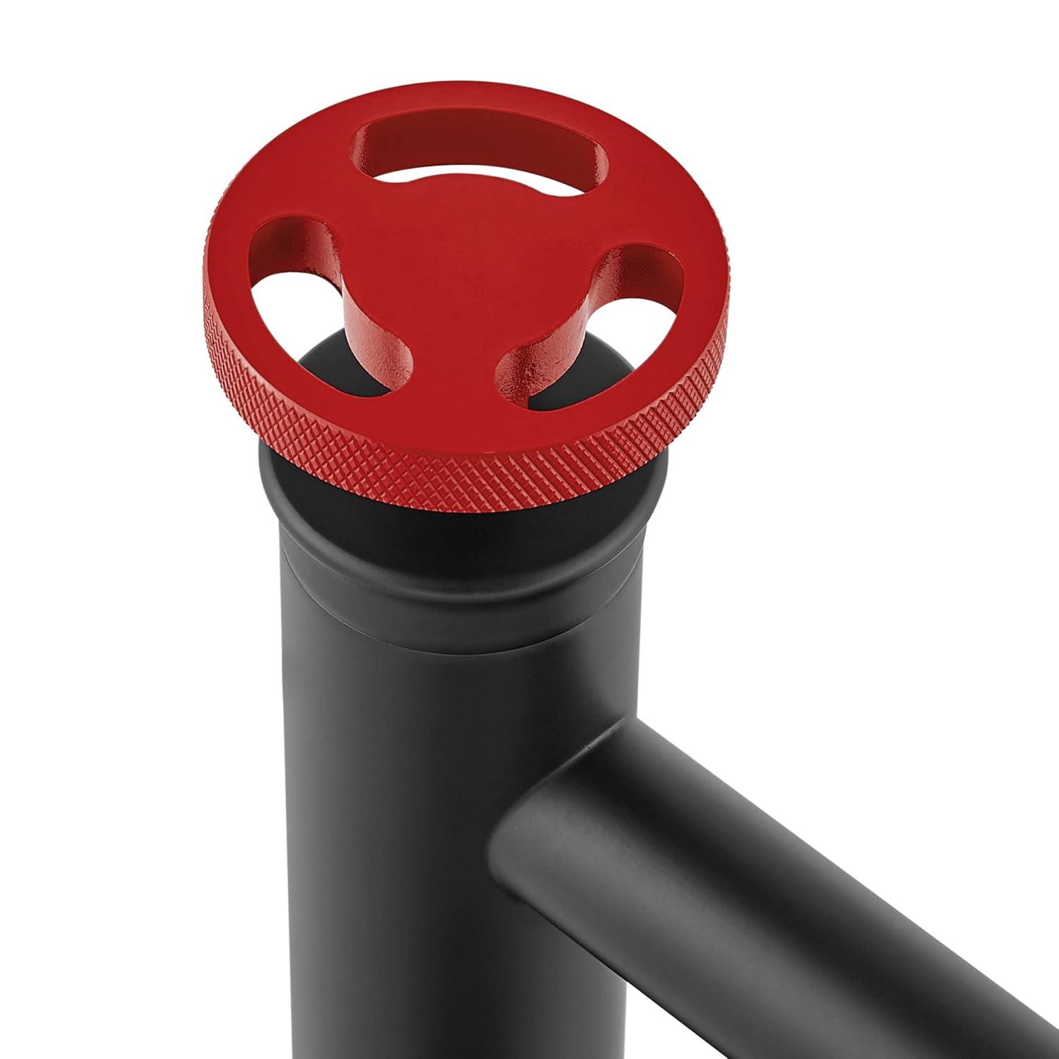 Avallon Single Hole, Single-Handle Wheel, Bathroom Faucet
