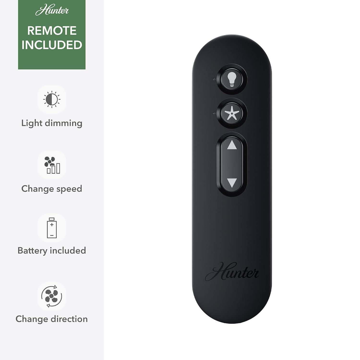 Hunter 52 Inch Fonthill ENERGY STAR® Hunterexpress Ceiling Fan With Lights And Remote